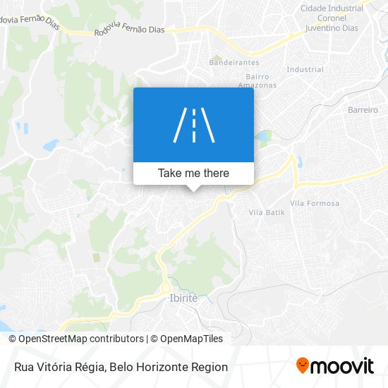 Rua Vitória Régia map