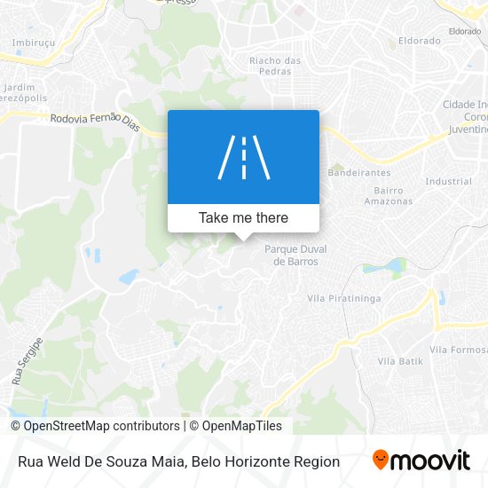 Rua Weld De Souza Maia map