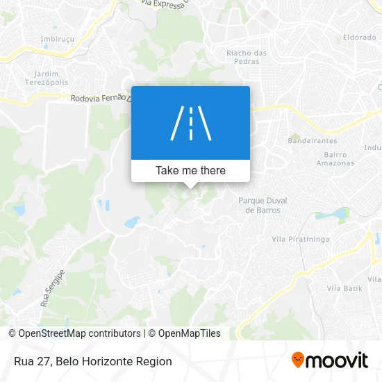 Rua 27 map