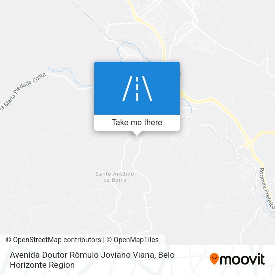 Avenida Doutor Rômulo Joviano Viana map