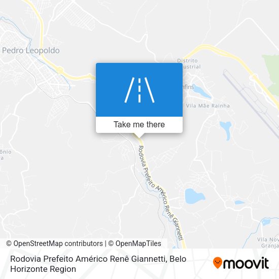 Rodovia Prefeito Américo Renê Giannetti map