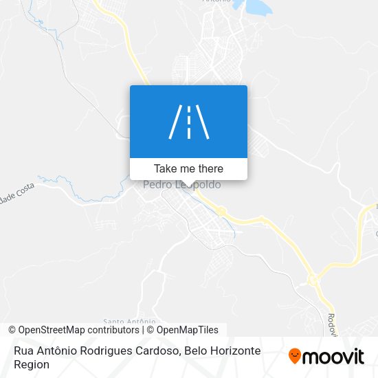 Rua Antônio Rodrigues Cardoso map