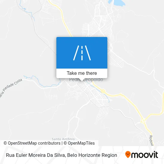 Rua Euler Moreira Da Silva map