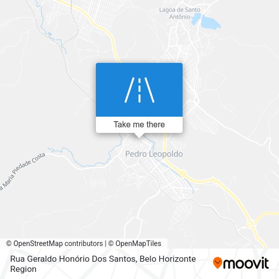 Rua Geraldo Honório Dos Santos map