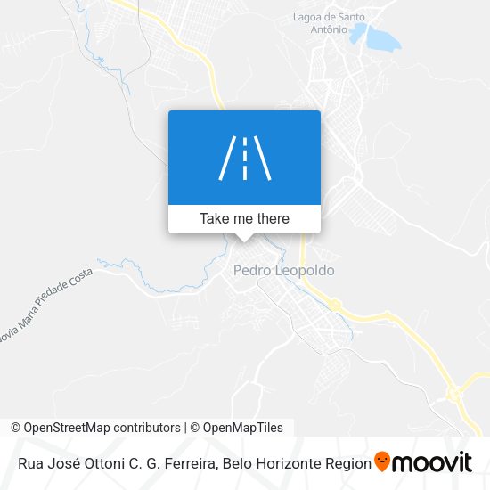 Rua José Ottoni C. G. Ferreira map