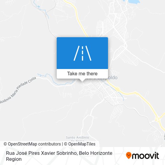 Rua José Pires Xavier Sobrinho map