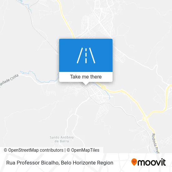 Rua Professor Bicalho map