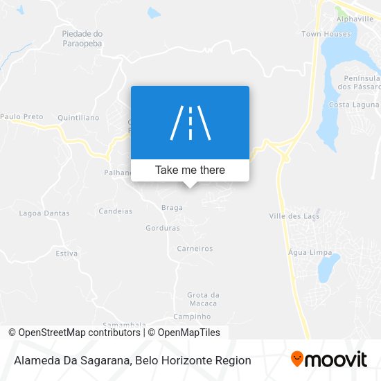 Alameda Da Sagarana map