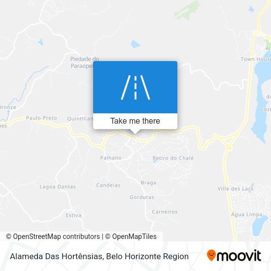 Alameda Das Hortênsias map
