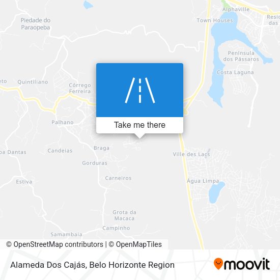 Alameda Dos Cajás map