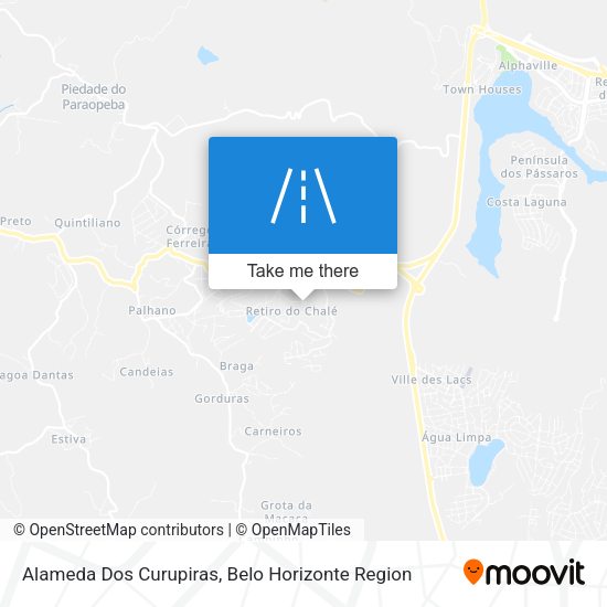 Alameda Dos Curupiras map