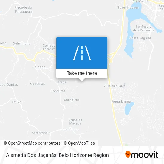 Alameda Dos Jaçanãs map