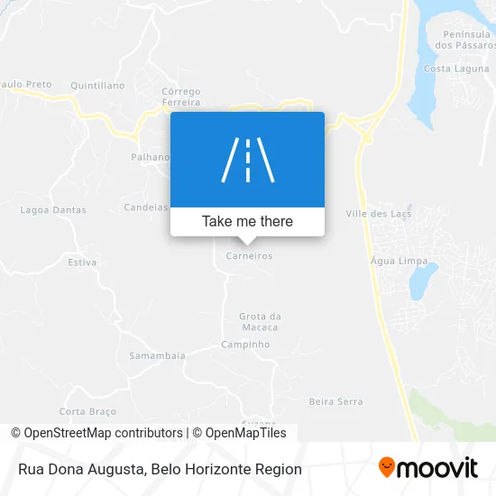 Rua Dona Augusta map