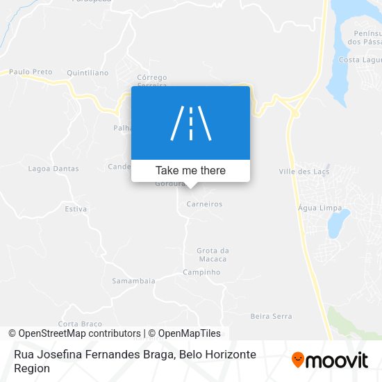Rua Josefina Fernandes Braga map