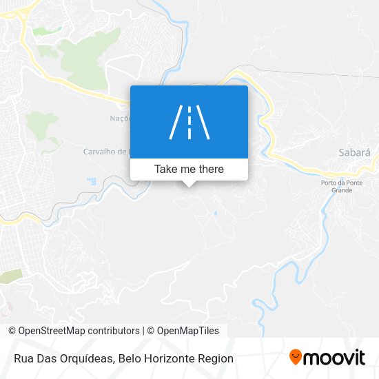 Rua Das Orquídeas map