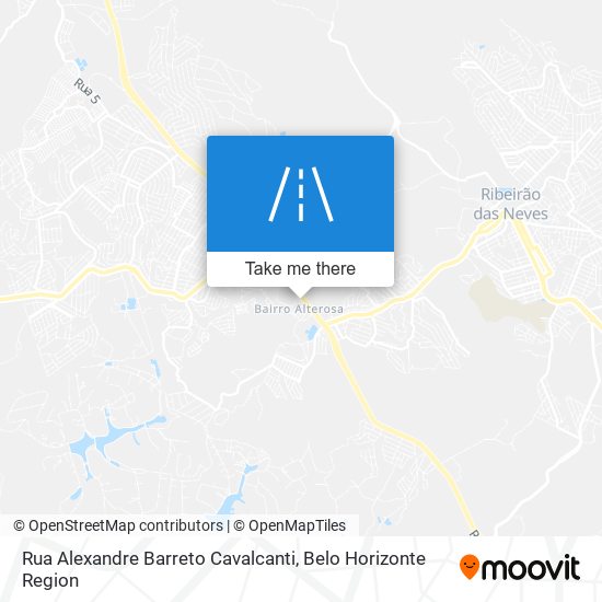 Mapa Rua Alexandre Barreto Cavalcanti