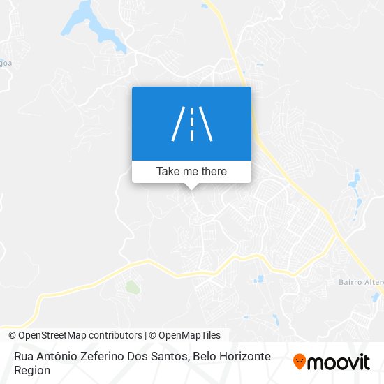 Mapa Rua Antônio Zeferino Dos Santos