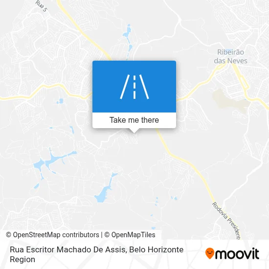 Rua Escritor Machado De Assis map