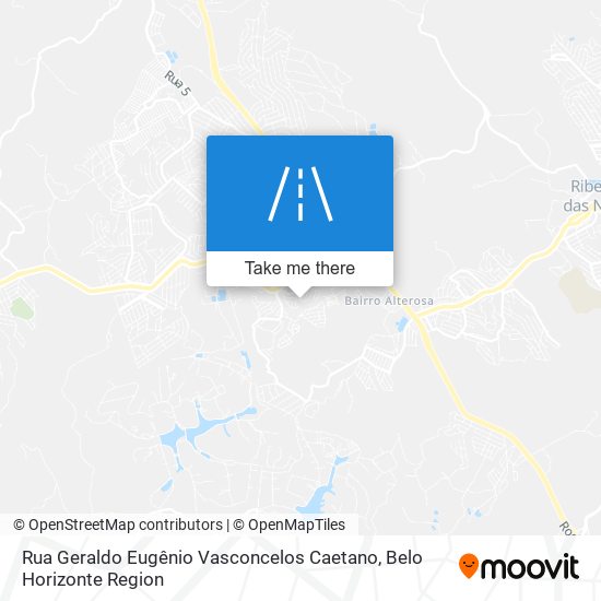 Mapa Rua Geraldo Eugênio Vasconcelos Caetano