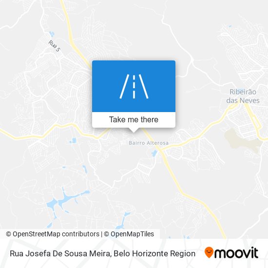 Mapa Rua Josefa De Sousa Meira