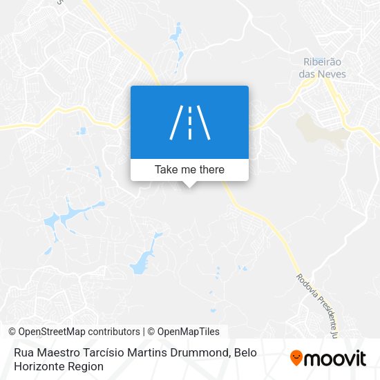 Rua Maestro Tarcísio Martins Drummond map