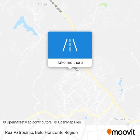 Rua Patrocínio map