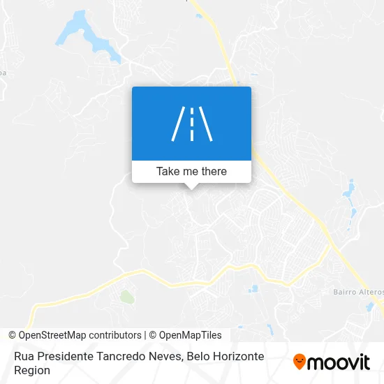Rua Presidente Tancredo Neves map