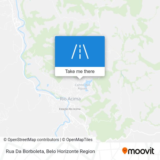 Rua Da Borboleta map
