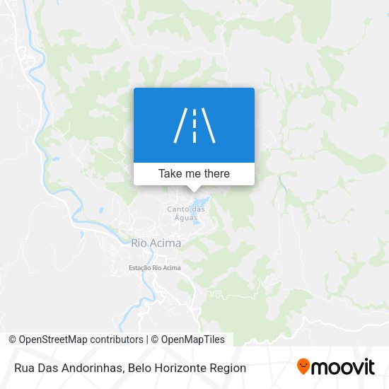 Rua Das Andorinhas map