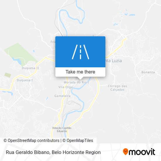 Rua Geraldo Bibano map