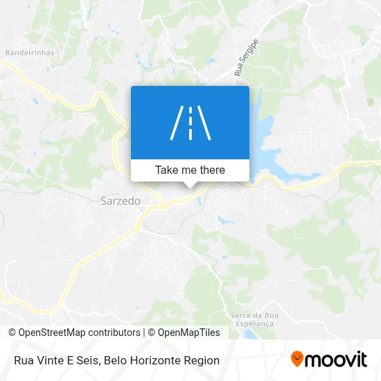 Rua Vinte E Seis map