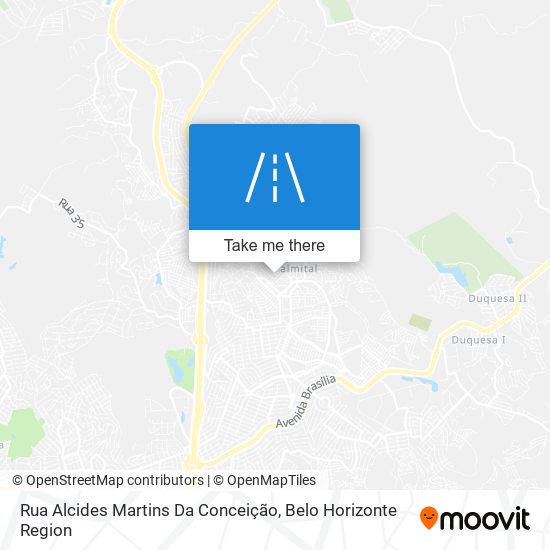 Rua Alcides Martins Da Conceição map