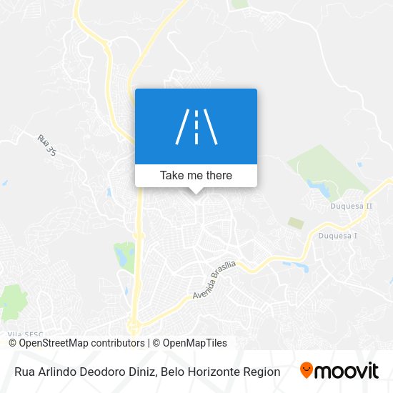 Rua Arlindo Deodoro Diniz map