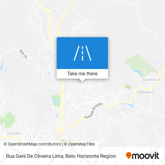 Rua Geni De Oliveira Lima map