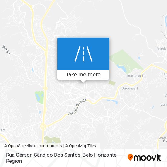 Mapa Rua Gérson Cândido Dos Santos