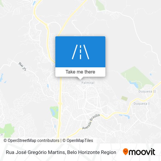 Rua José Gregório Martins map