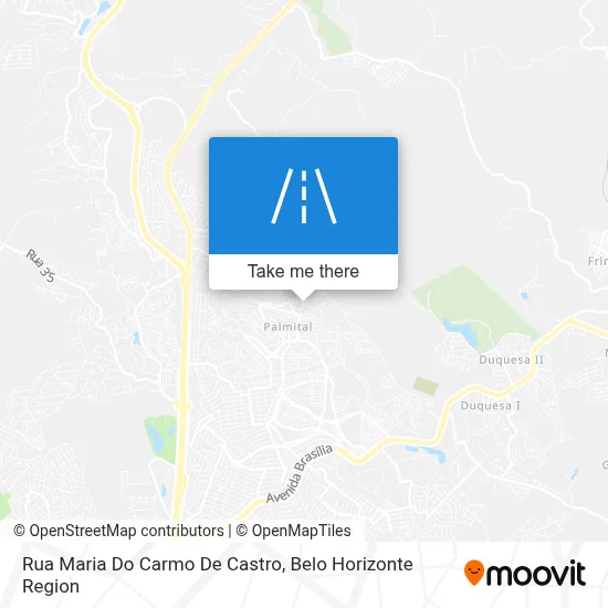 Rua Maria Do Carmo De Castro map