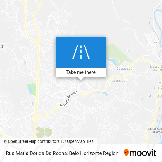Rua Maria Dorida Da Rocha map