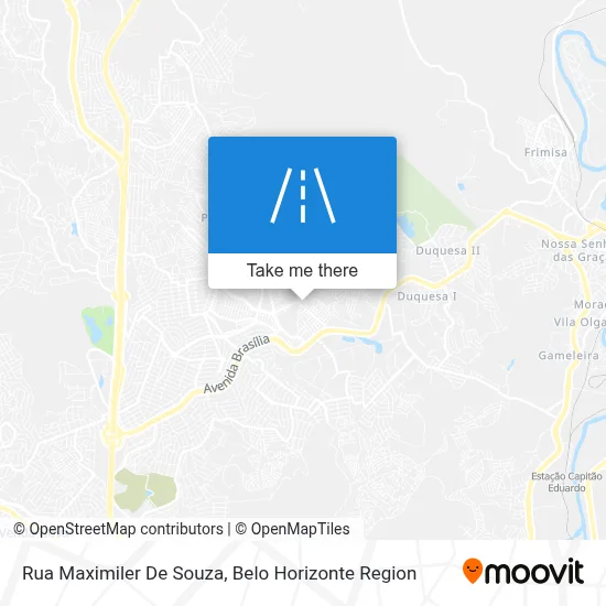 Rua Maximiler De Souza map