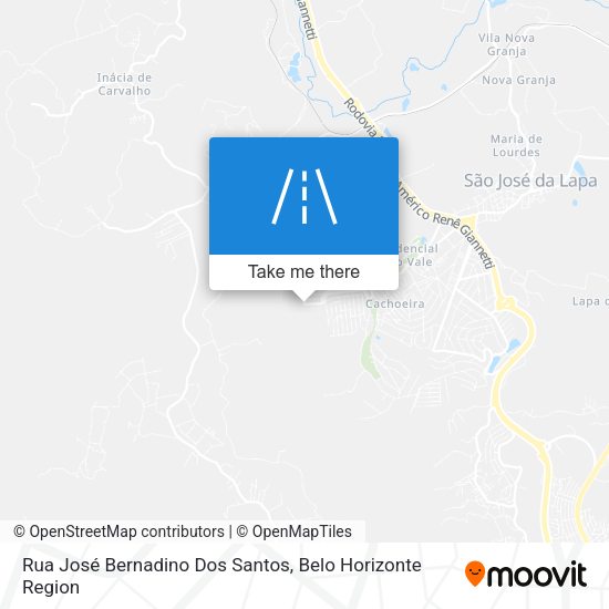 Rua José Bernadino Dos Santos map