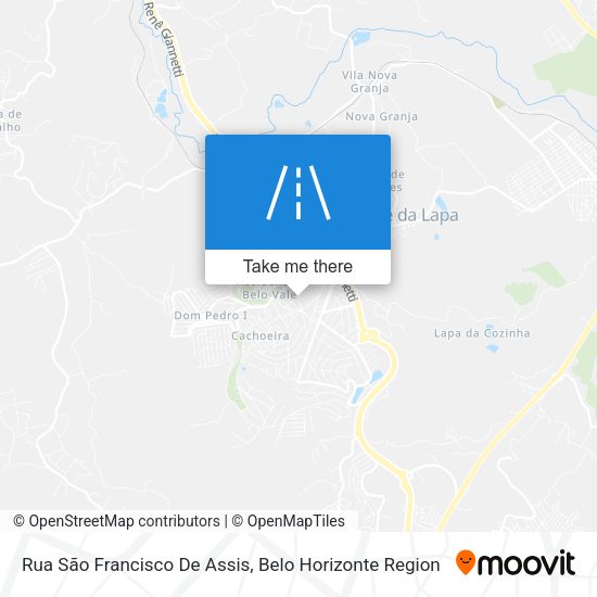 Rua São Francisco De Assis map