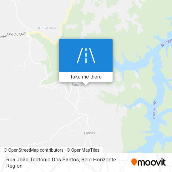 Rua João Teotônio Dos Santos map