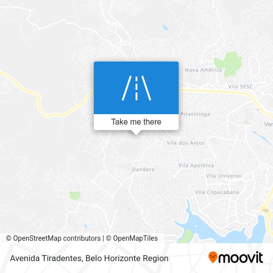 Avenida Tiradentes map