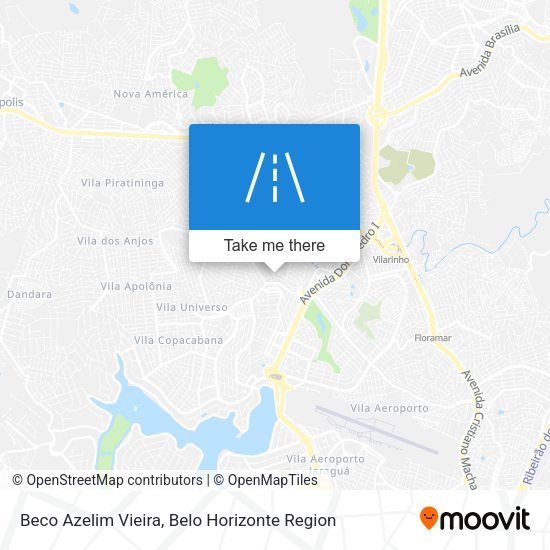 Beco Azelim Vieira map