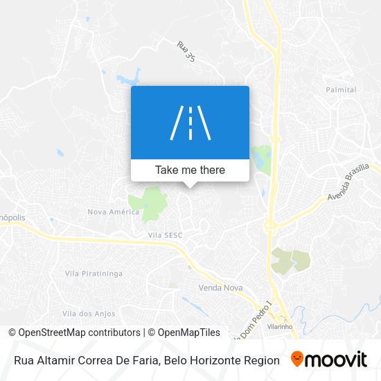 Rua Altamir Correa De Faria map