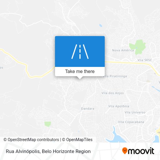Rua Alvinópolis map