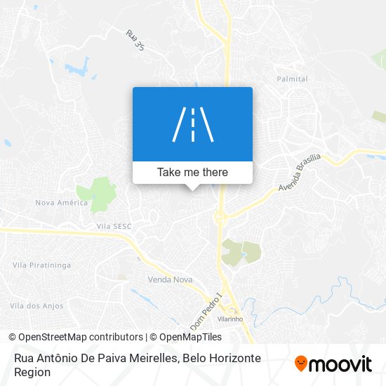 Rua Antônio De Paiva Meirelles map