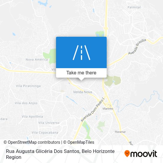 Rua Augusta Glicéria Dos Santos map