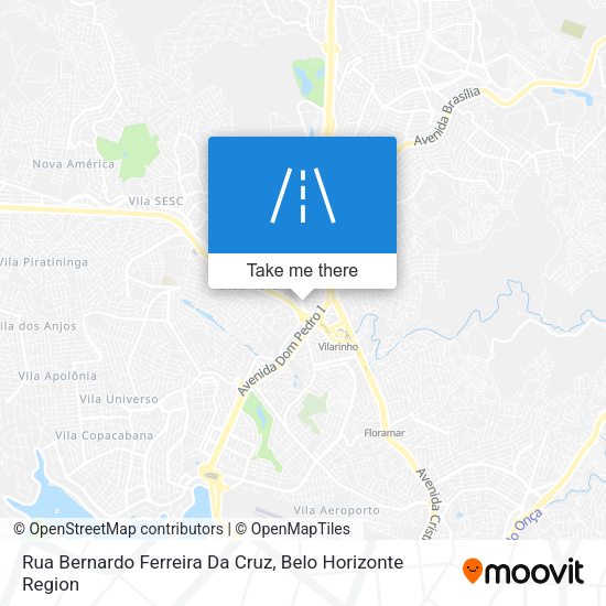 Rua Bernardo Ferreira Da Cruz map