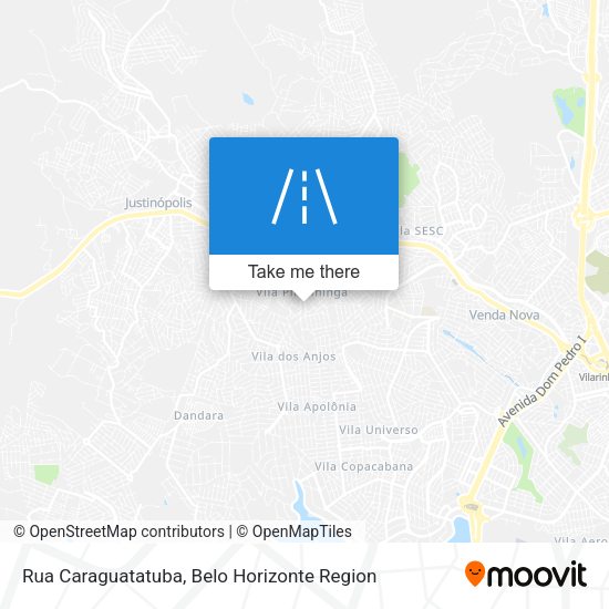 Rua Caraguatatuba map